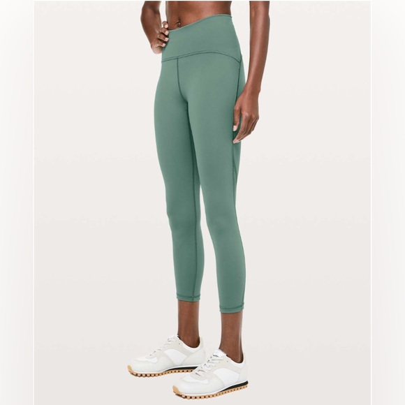 lululemon athletica Pants - Lululemon Train Times 7/8 Pant *25" Green Smoke